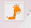 Ver imagem 3 de Quadro Bebê Infantil Menina Safari Kit 4 Peças