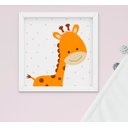 Ver imagem 3 de Quadro Bebê Infantil Menina Safari Kit 4 Peças