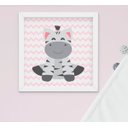 Ver imagem 5 de Quadro Bebê Infantil Menina Safari Kit 4 Peças