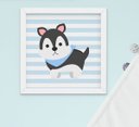 Ver imagem 6 de Quadro Infantil Bebê Menino Balão Nuvem Carrinho Kit 6 Peças
