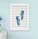 Ver imagem 2 de Quadro Infantil Menino Futebol Bola Sonhe Alto 3 Peças
