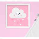 Ver imagem 2 de Quadro Infantil Bebê Menina Irmãs Nuvem Santo Anjo Kit 4 Peças