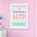 Ver imagem 5 de Quadro Infantil Bebê Menina Irmãs Nuvem Santo Anjo Kit 4 Peças