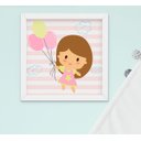 Ver imagem 2 de Quadro Infantil Bebê Menina Menino Irmãos Kit 4 Peças