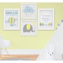 Ver imagem 1 de Quadro Infantil Menino Elefante Antes Tínhamos Um ao Outro Kit 4 Peças