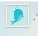 Ver imagem 4 de Quadro Bebê Infantil Menino Fundo do Mar Kit 4 Peças