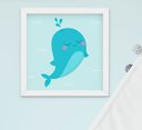 Ver imagem 4 de Quadro Bebê Infantil Menino Fundo do Mar Kit 4 Peças