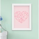 Ver imagem 4 de Kit Quadro Infantil Bebê Menina Floral Borboleta Coração 3 Peças