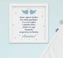 Ver imagem 5 de Quadrinho Infantil Bebê Menino Balão Carrinho Santo Anjo Kit 4 Peças