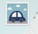 Ver imagem 4 de Quadrinho Infantil Bebê Menino Balão Carrinho Santo Anjo Kit 4 Peças