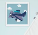 Ver imagem 2 de Quadrinho Infantil Bebê Menino Balão Carrinho Santo Anjo Kit 4 Peças
