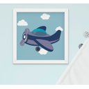 Ver imagem 2 de Quadrinho Infantil Bebê Menino Balão Carrinho Santo Anjo Kit 4 Peças