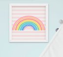 Ver imagem 4 de Quadro Infantil Quarto Bebê Menina Passarinho Jardim Flores Kit 4 Peças