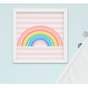 Ver imagem 4 de Quadro Infantil Quarto Bebê Menina Passarinho Jardim Flores Kit 4 Peças