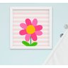 Quadro Infantil Quarto Bebê Menina Passarinho Jardim Flores Kit 4 Peças - 3