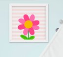 Ver imagem 3 de Quadro Infantil Quarto Bebê Menina Passarinho Jardim Flores Kit 4 Peças