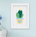 Ver imagem 3 de Quadro Infantil Bebê Menino Lhama e Cabana Kit 3 Peças