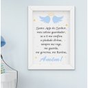 Ver imagem 5 de Quadro Infantil Bebê Menino Santo Anjo Sonhe Alto Kit 4 Peças