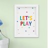 Quadro Infantil Bebê Menino Menina Alfabeto Arco-íris Kit 4 Peças - 4