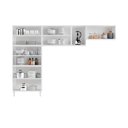 Ver imagem 4 de Cozinha Compacta Mirage New 3 Peças (2 Armários + 1 Paneleiro) Cpt115 Branco/preto - Telasul