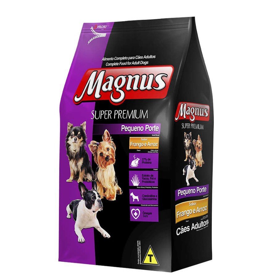 Ração Magnus Super Premium Cães Pequeno Frango Arroz 10,1kg