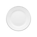 Ver imagem 4 de Aparelho de Jantar/Chá e Café 42 Peças de Porcelana Isabel Branco C/Filete Prata Oxford