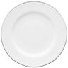 Aparelho de Jantar/Chá e Café 42 Peças de Porcelana Isabel Branco C/Filete Prata Oxford - 2