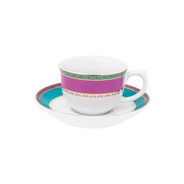 Aparelho de Jantar Chá/Café 42 Peças Flamingo Joia Brasileira - 3