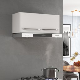 Armário Aéreo Modulado para Geladeira Fidelitá Viena 70cm 2 Portas - 1