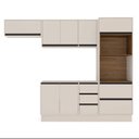 Ver imagem 4 de Armário de Cozinha Modulada Completa 4 Peças 270cm sem Tampo 250035 Koya Politorno Móveis