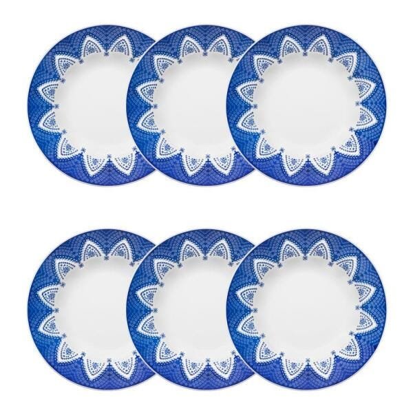 Conjunto de 6 Pratos Fundos 23,5cm Flamingo Milano - 2