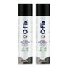 Kit 2 Tintas Spray Preto Brilhante Uso Geral 400ml C-fix - 1