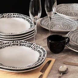 Aparelho de Jantar e Chá 30 Peças Ryo Ink - 5