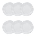 Ver imagem 2 de Conjunto de 6 Pratos Fundos 22,5cm Ryo White