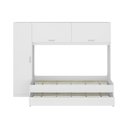 Ver imagem 7 de Bicama Menina com Guarda-Roupa 3 Portas para Colchão 78/88x188cm Pulse Multimóveis MP4848 Branco