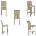 Ver imagem 5 de Mesa Bistrô com 2 Banquetas Roma Fendi Corda Náutica Estofado 3 Trama Original