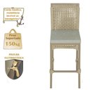 Ver imagem 4 de Mesa Bistrô com 2 Banquetas Roma Fendi Corda Náutica Estofado 3 Trama Original