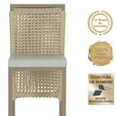 Ver imagem 3 de Mesa Bistrô com 2 Banquetas Roma Fendi Corda Náutica Estofado 3 Trama Original