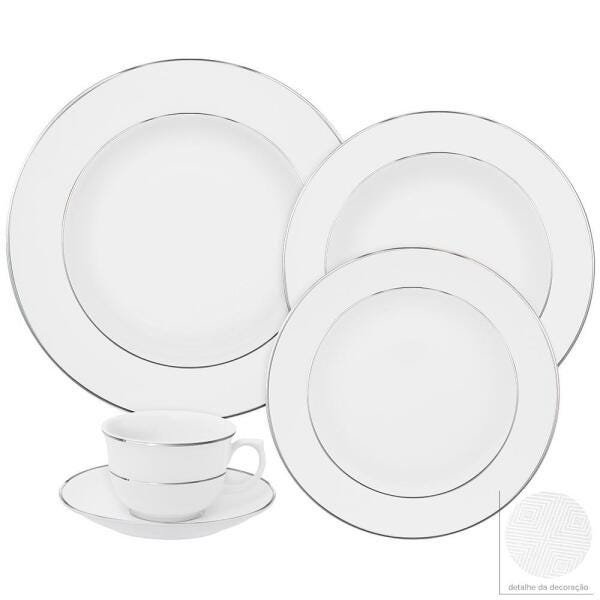 Aparelho de Jantar e Chá 30 Peças Flamingo Diamond - 1