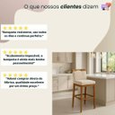 Ver imagem 6 de Kit 3 Banquetas Alta Cozinha Gourmet Conforto Suede:suede Bege
