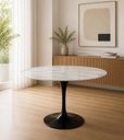 Ver imagem 3 de Mesa Saarinen Redonda 150cm em Mármore Espírito Santo