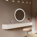 Ver imagem 1 de Penteadeira Suspensa 3 Gavetas Aspen Off White Edn