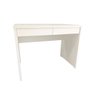 Mesa Para Escritório Em Mdf 15 Mm Branco Com 2 Gavetas Escritório Home Office Gamer Trabalho Recepçã - 1