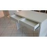 Mesa Para Escritório Em Mdf 15 Mm Branco Com 2 Gavetas Escritório Home Office Gamer Trabalho Recepçã - 2