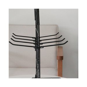Expositor para Chaveiro e Bijuteria 0,30 X 0,40m com 16 Ganchos - Cor:preto