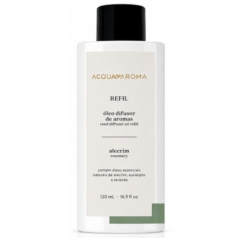 Refil Óleo Difusor de Aromas Acqua Aroma Dia a Dia 120ml Alecrim
