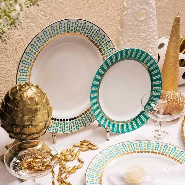 Conjunto de 6 Pratos Rasos 28cm Flamingo Tiara - 3