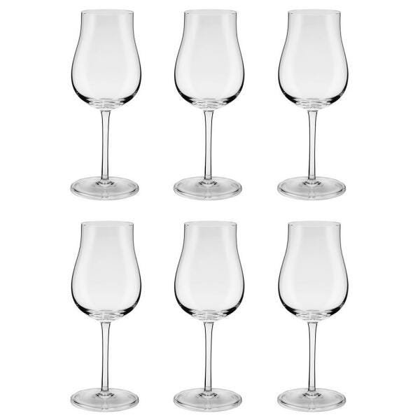 Jogo de 6 Taças de Cristal Vinho Tinto 390ml Classic - 1