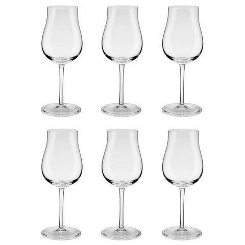 Jogo de 6 Taças de Cristal Vinho Tinto 390ml Classic