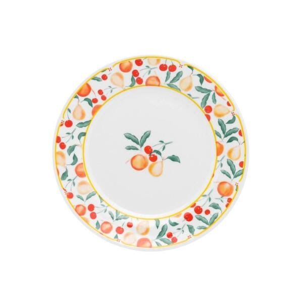 Conjunto de 6 Pratos Sobremesa 22cm Flamingo Fruits - 1